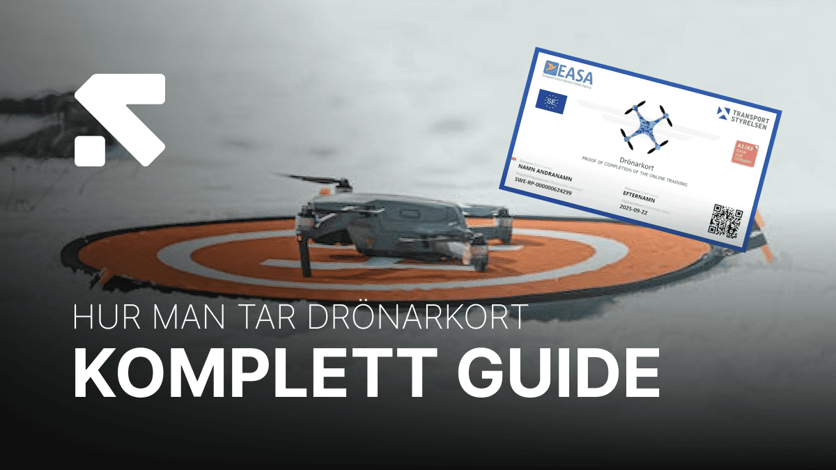 Komplett guide: Så Tar du drönarkort - banner