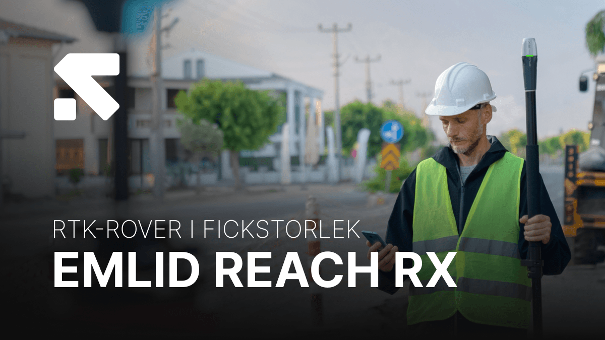 FIXA: Revolutionera ditt mätarbete med Emlid Reach RX - banner