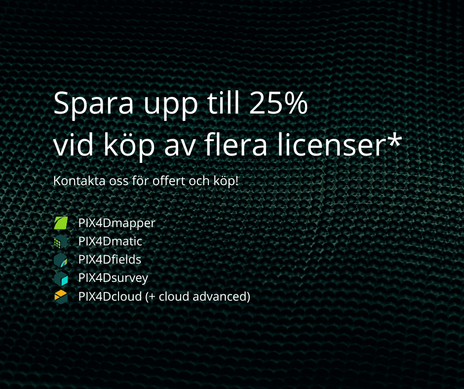 Pix4dmapper, Pix4dMatic, Pix4dfields och pix4dsurvey