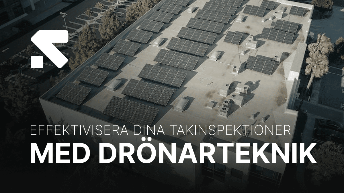 Effektiv takinspektion med drönare: En steg-för-steg-guide - banner