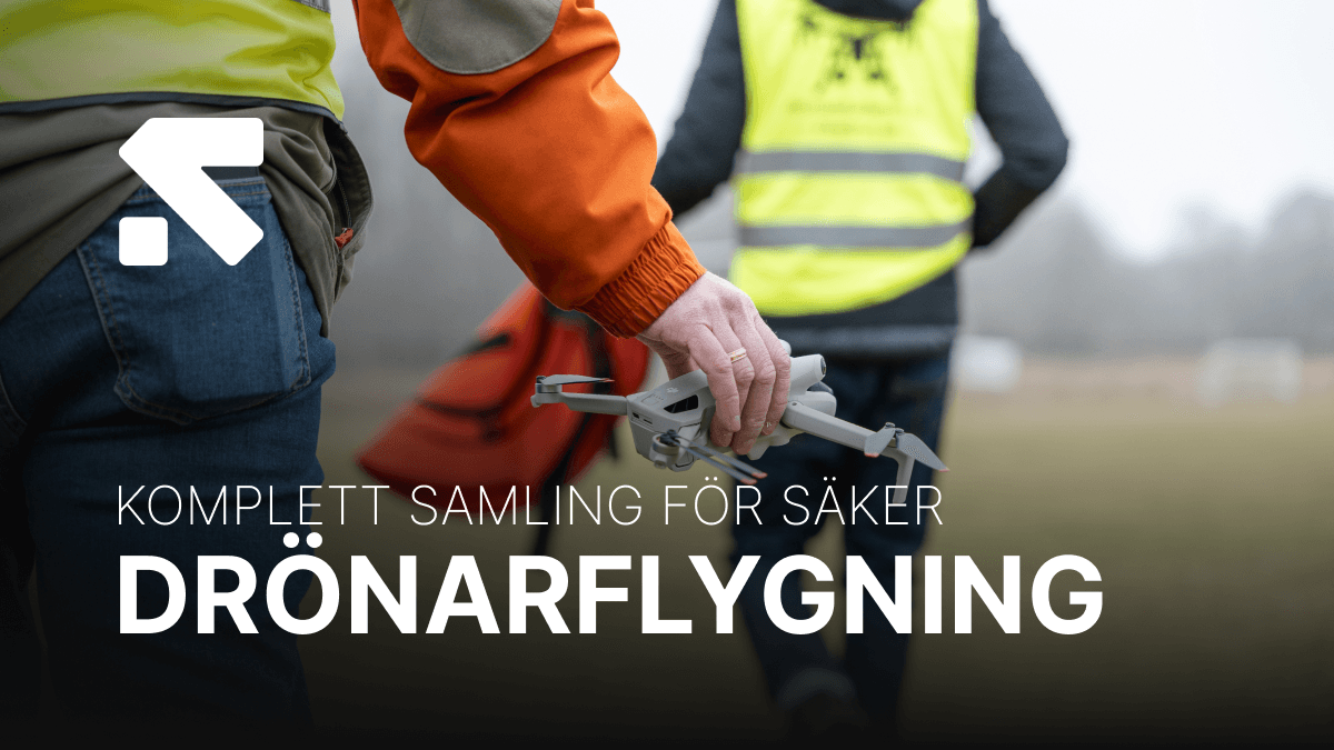 Komplett samling för säker drönarflygning - banner