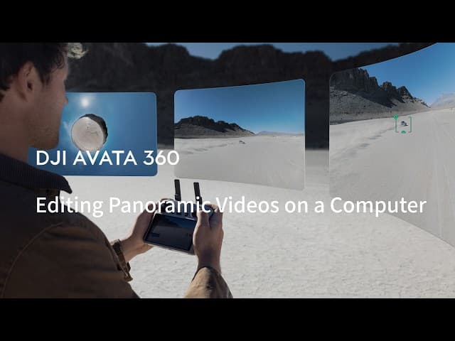 Redigera 360-film på datorn (DJI, engelska)