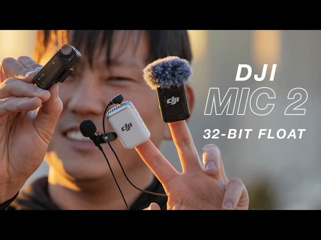 DJI MIC 2 | Now with 32-Bit Float & Bluetooth Pairing!