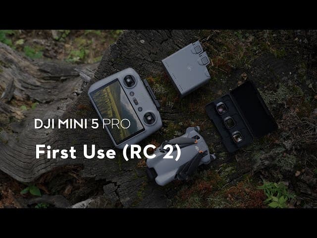 Första användningen med DJI RC 2
