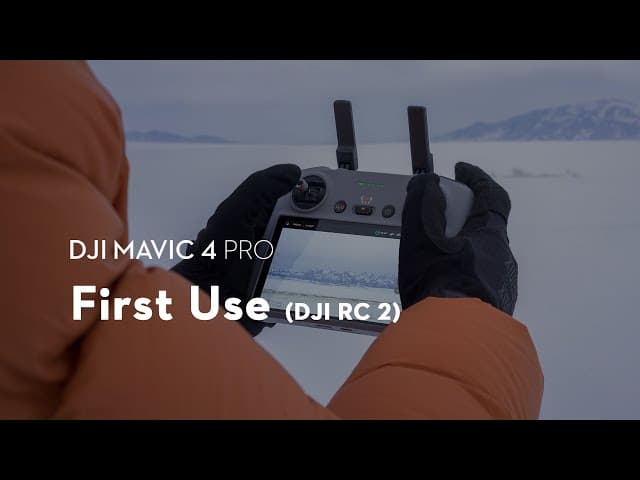 Första användningen med DJI RC 2