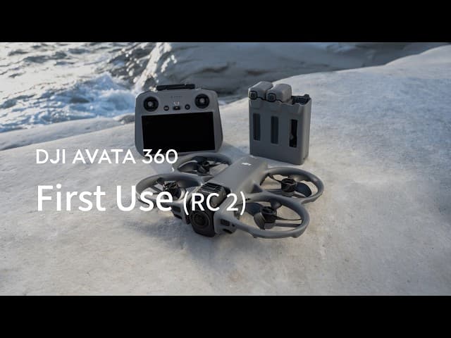 Första användningen med DJI RC 2