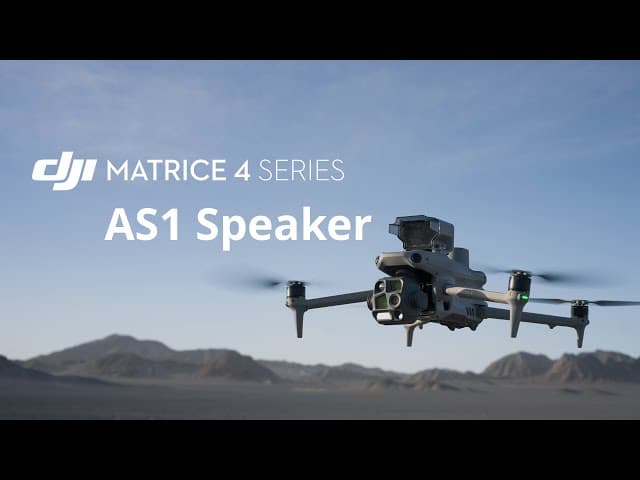  DJI AS1 Speaker | First Use 