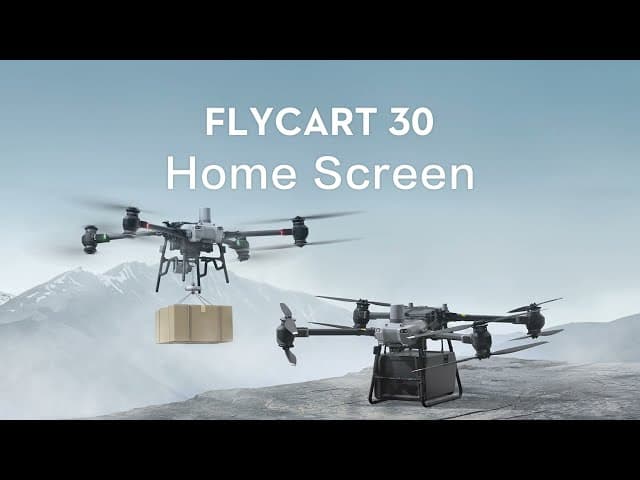 Startsidan i DJI Pilot 2