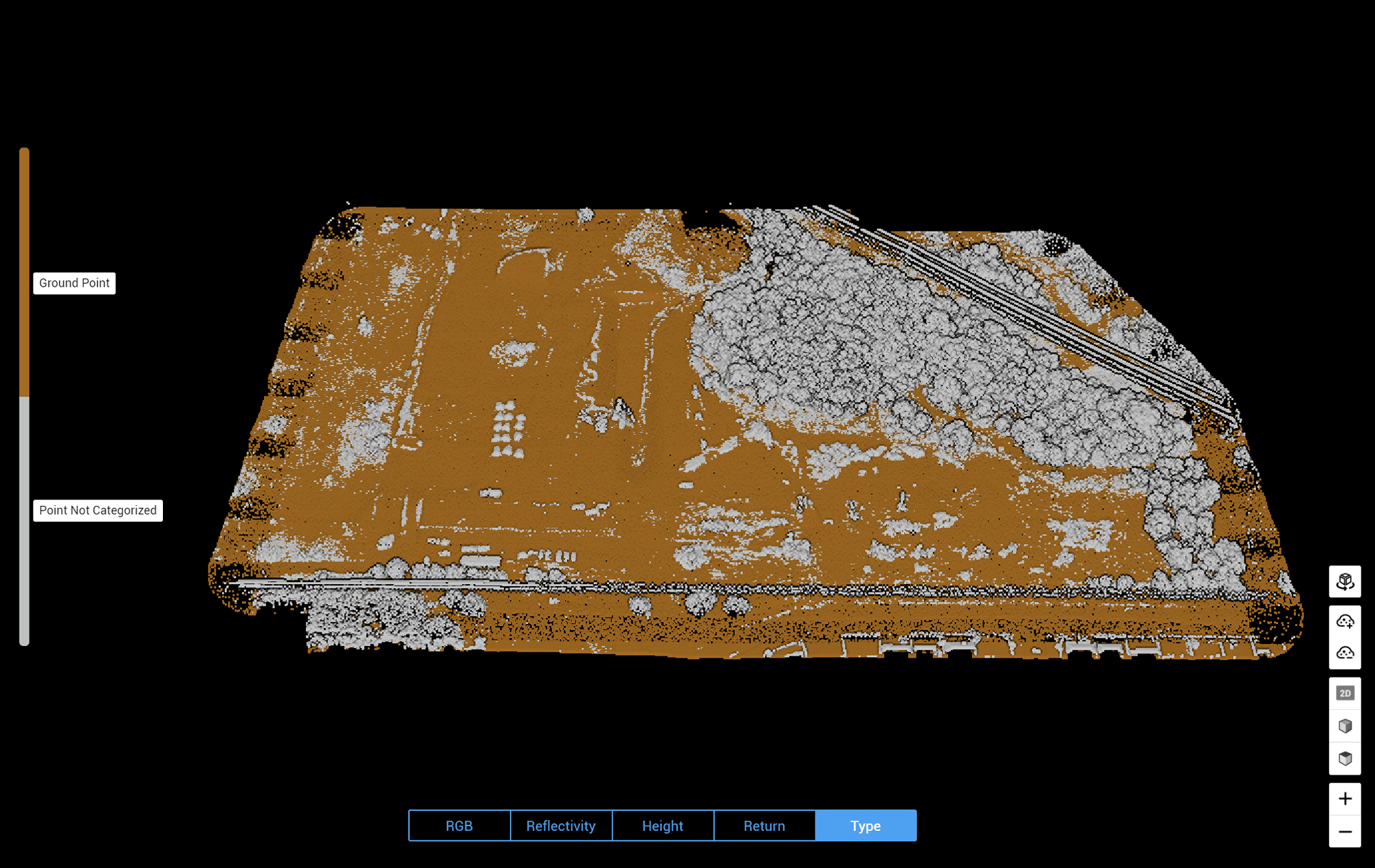LiDAR markklassificering