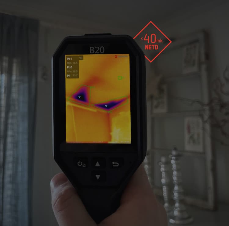 Hikmicro B20 - Handhållen värmekamera med < 40mK