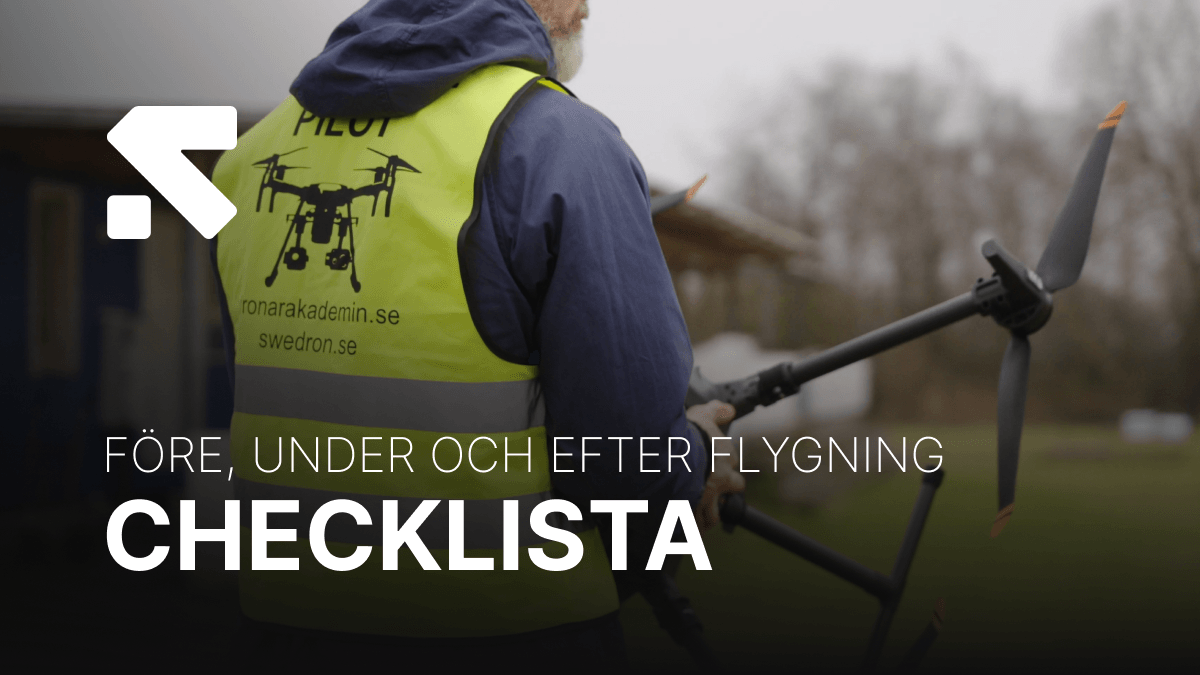 Cecklista för drönarflygning -banner bild till Swedron media.png