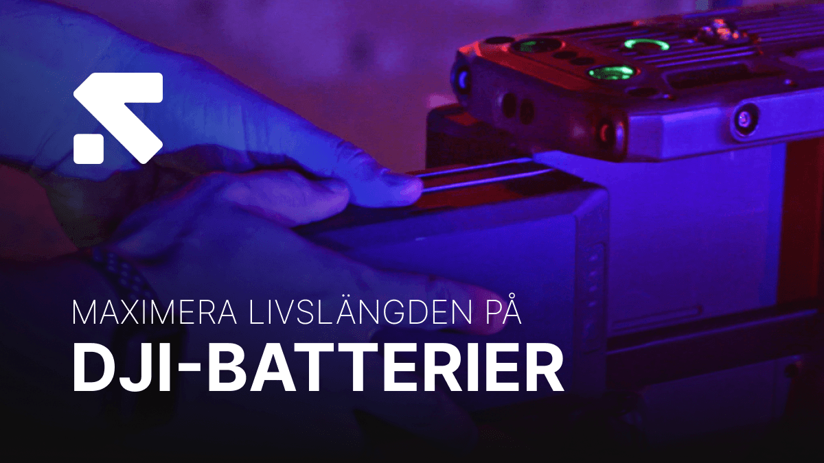 Maximera livslängden på dina DJI batterier-banner