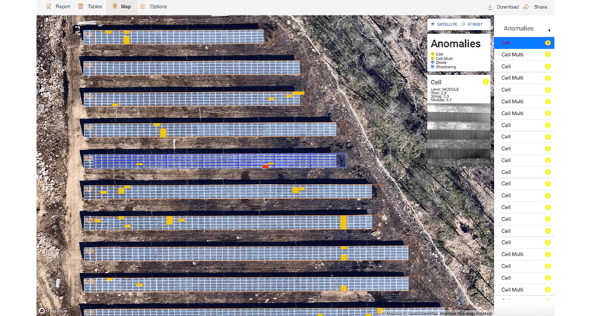 Raptor Maps inspektion solceller