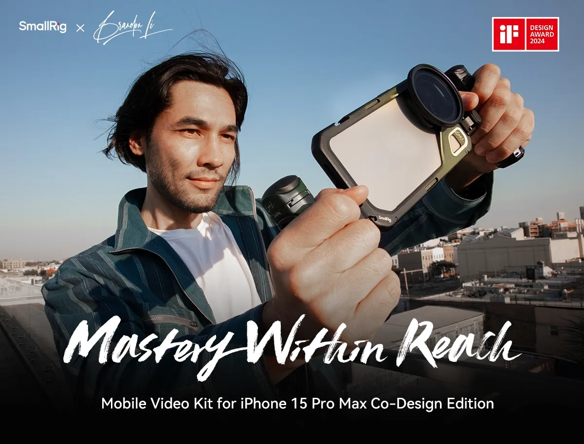 SmallRig x Brandon Li Mobile Video Kit for iPhone 15 Pro Max Co-design Edition 3507765657