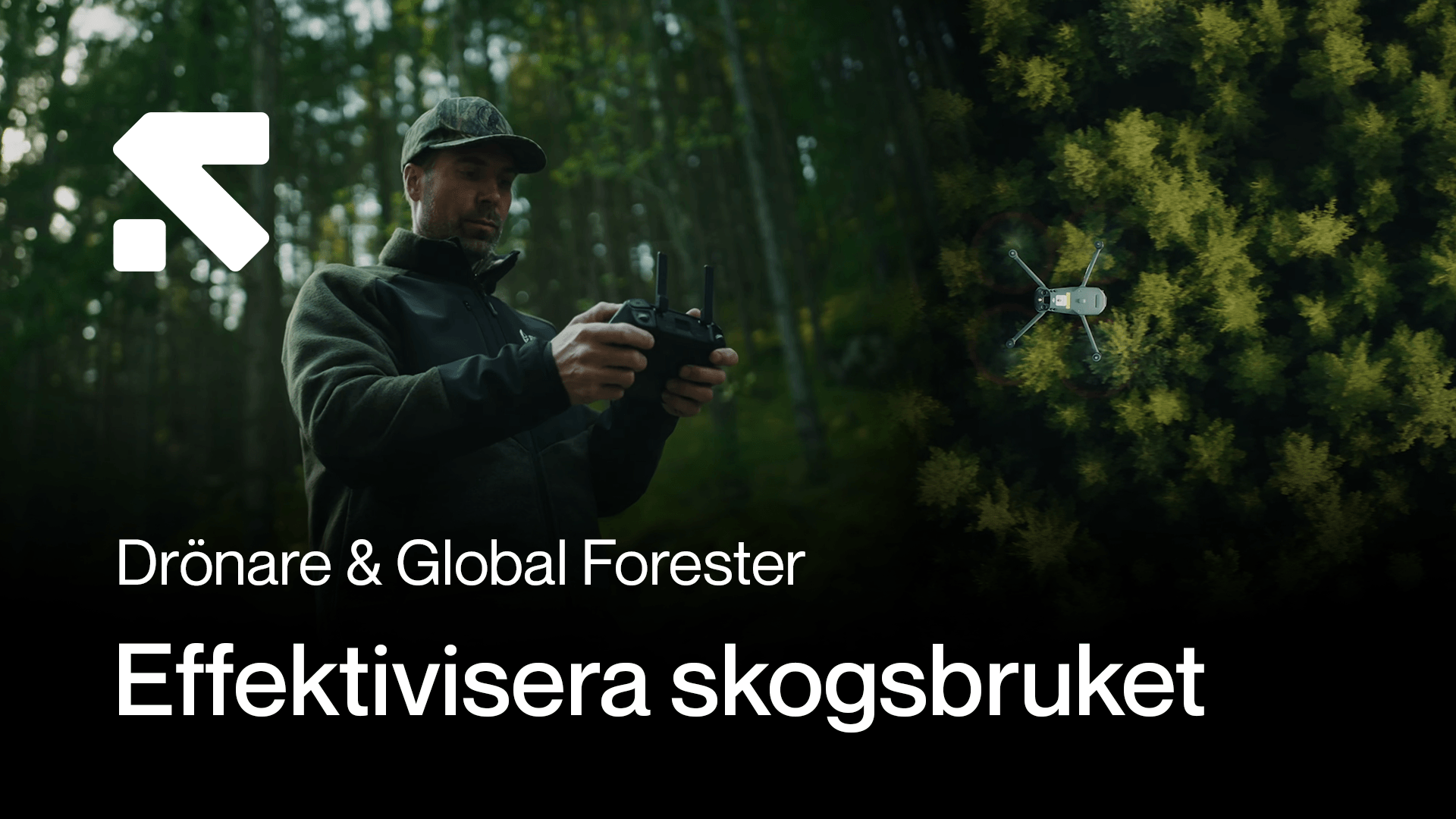 En person styr en drönare över en skog, med fokus på att effektivisera skogsbruket. en-person-styr.png