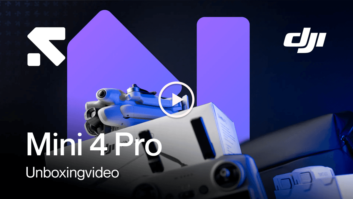 Bannerbild: DJI Mini 4 Pro unboxingvideo